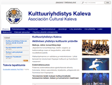 Tablet Screenshot of kulttuuriyhdistys-kaleva.info